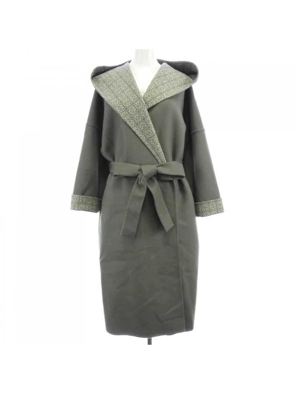 Loewe Anagram Coat Green